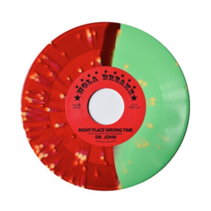 PROFESSOR SHORTHAIR - RIGHT PLACE WRONG TIME/HAND CLAPPING SONG (SHORTHAIR REMIX) (RED & GREEN W/MUSTARD SPLATTER VINYL)