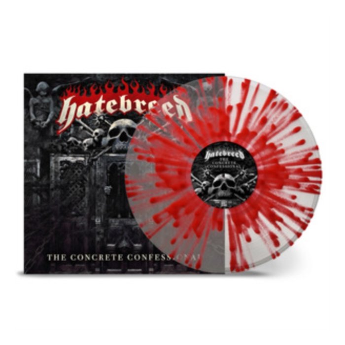 HATEBREED - CONCRETE CONFESSIONAL (CLEAR RED SPLATTER VINYL)