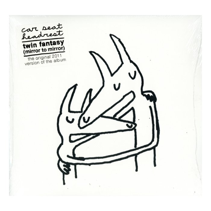 CAR SEAT HEADREST - TWIN FANTASY (MIRROR TO MIRROR) (WHITE VINYL)