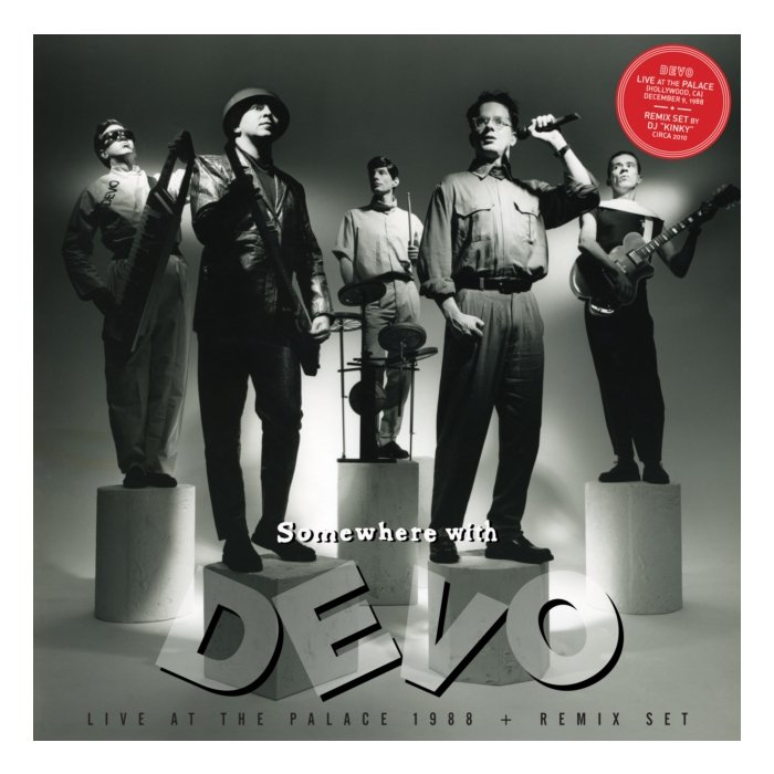 DEVO - SOMEWHERE WITH DEVO (CLEAR WITH RED & YELLOW SWIRL VINYL) (I)