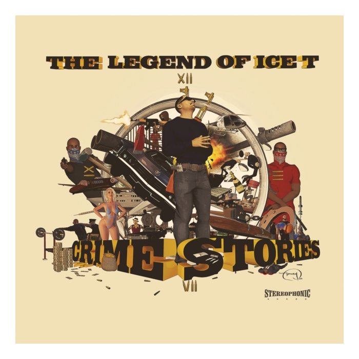 ICE T - LEGEND OF ICE T: CRIME STORIES (3LP/CLEAR W/ RED SPLATTER VINYL)