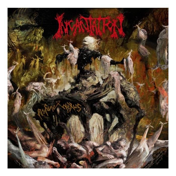 INCANTATION - PROFANE NEXUS (SWAMP GREEN WITH RED