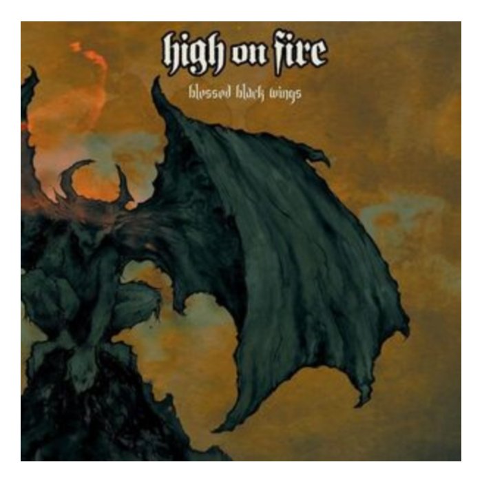 HIGH ON FIRE - BLESSED BLACK WINGS (AQUA BLUE & HALLOWEEN ORANGE GALAXY MERGE VINYL/2LP)