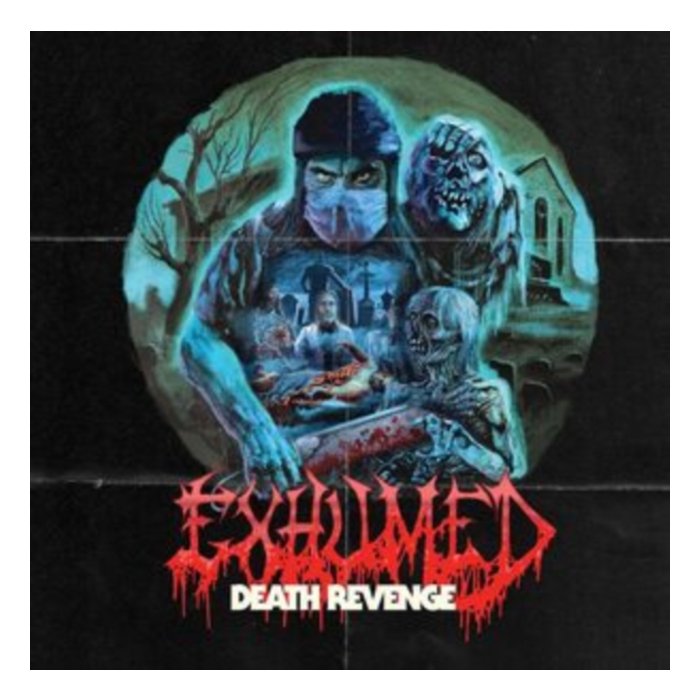 EXHUMED - DEATH REVENGE (SEA BLUE & BLACK ICE QUAD WITH RED