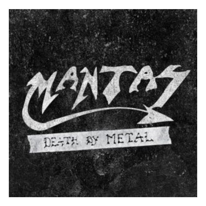 MANTAS - DEATH BY METAL (WHITE WITH BLACK SPLATTER VINYL)