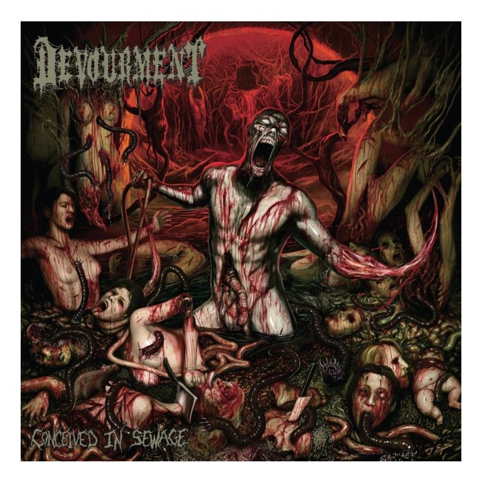 DEVOURMENT - CONCEIVED IN SEWAGE (SWAMP GREEN