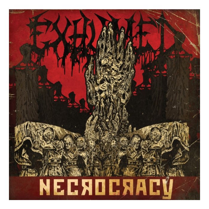 EXHUMED - NECROCRACY (BLOOD RED WITH SPLATTER VINYL)