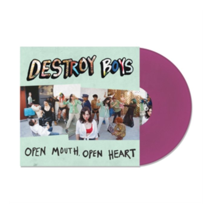 DESTROY BOYS - OPEN MOUTH OPEN HEART (PURPLE VINYL)