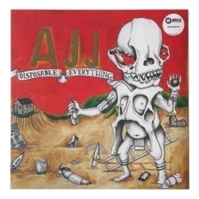 AJJ - DISPOSABLE EVERYTHING (STRAWBABLY RED VINYL) (I)