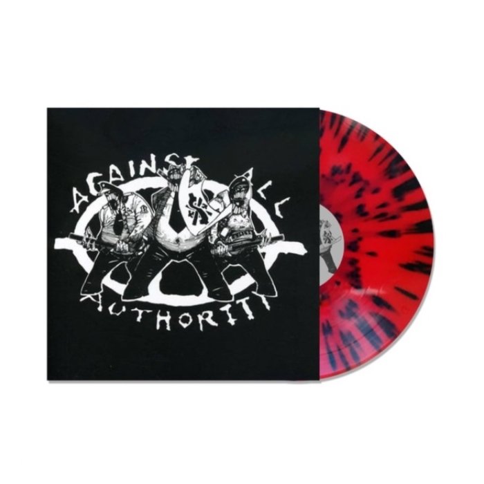 AGAINST ALL AUTHORITY - 24 HOUR ROADSIDE RESISTANCE (RED W/ BLACK VINYL)