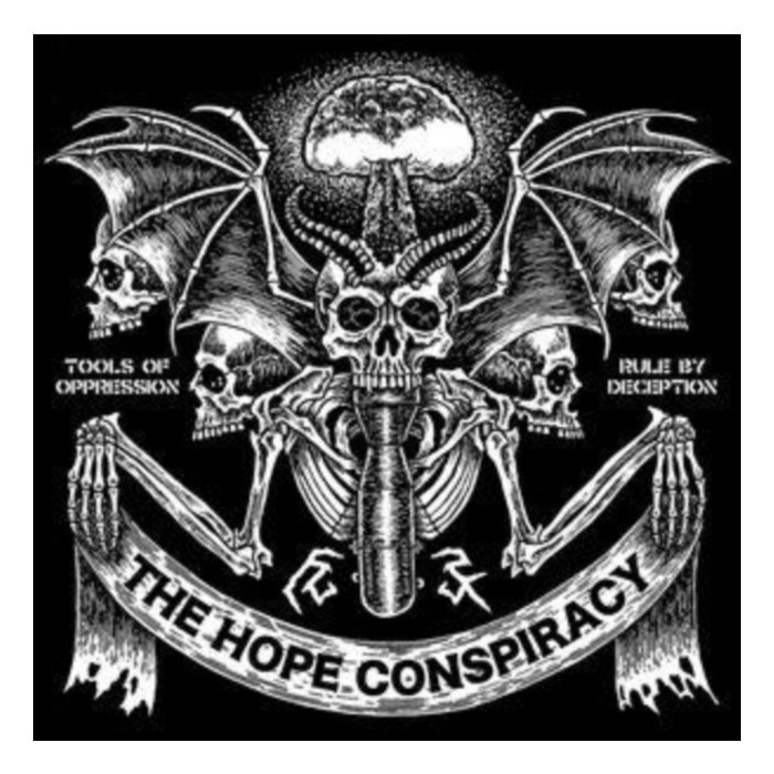 HOPE CONSPIRACY - TOOLS OF OPPRESSION/RULE BY DECEPTION (SILVER/BLUE MIX VINYL)