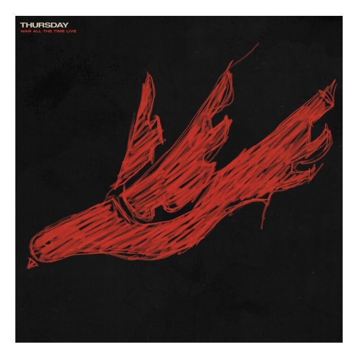 THURSDAY - WAR ALL THE TIME (LIVE) (OPAQUE RED IN CLEAR/BLACK IN CLEAR/2LP/180G)