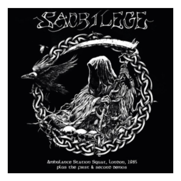 SACRILEGE - AMBULANCE STATION SQUAT LONDON 1985 / 1ST & 2ND DEMOS (CLEAR/BLACK SPLATTER VINYL)