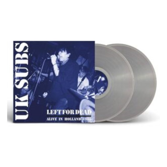 UK SUBS - LEFT FOR DEAD - ALIVE IN HOLLAND 1984 (CLEAR VINYL)