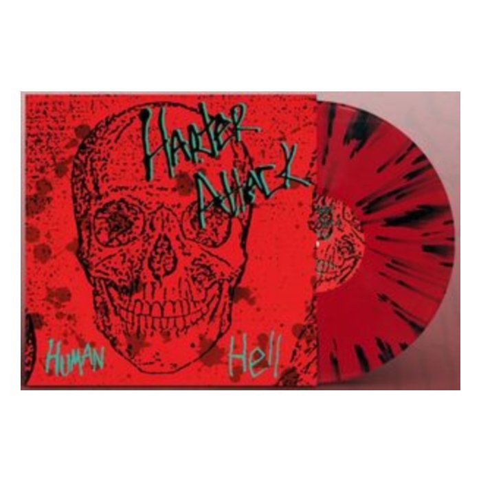 HARTER ATTACK - HUMAN HELL (RED / BLACK SPLATTER VINYL)