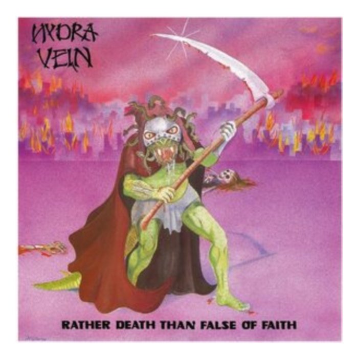 HYDRA VEIN - RATHER DEATH THAN FALSE OF FAITH (2LP/PURPLE/CLEAR SPLATTER VINYL)