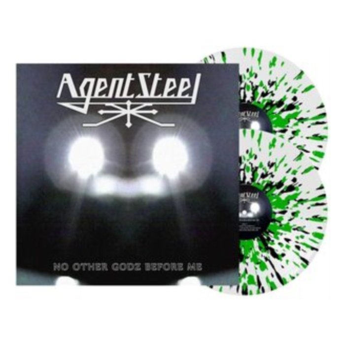 AGENT STEEL - NO OTHER GODZ BEFORE ME (2LP/140G/GREEN/ BLACK/WHITE SPLATTER VINYL)