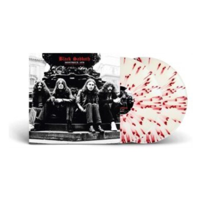 BLACK SABBATH - MONTREUX 1970 (CLEAR/RED SPLATTER VINYL)