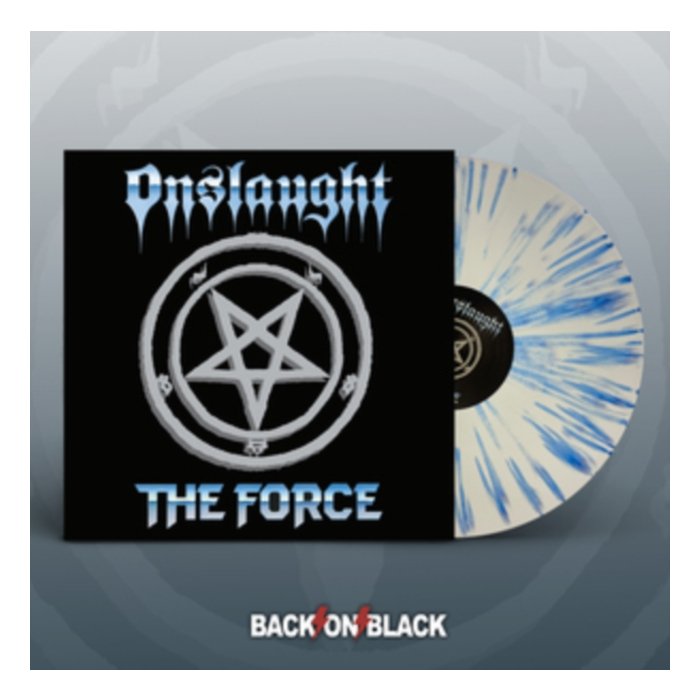 ONSLAUGHT - FORCE (WHITE / BLUE SPLATTER VINYL)