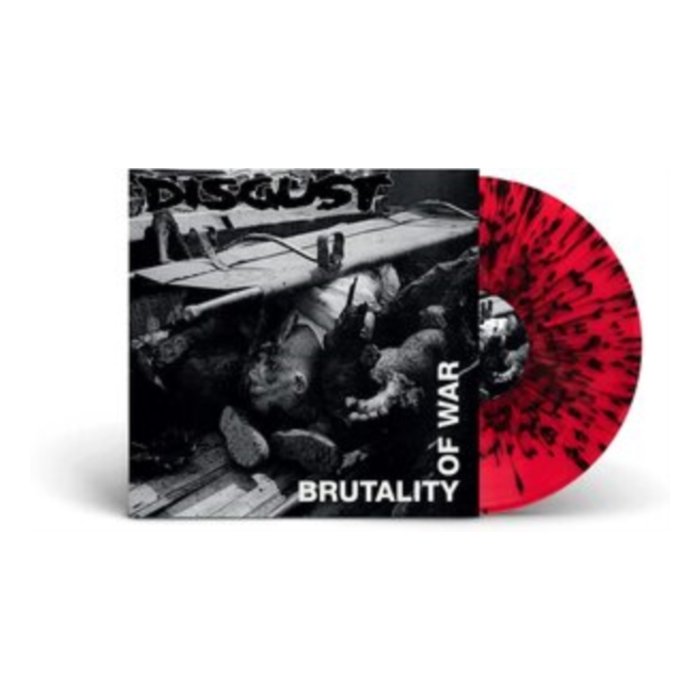 DISGUST - BRUTALITY OF WAR (RED/BLACK SPLATTER VINYL)