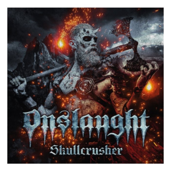 ONSLAUGHT - SKULLCRUSHER (WHITE W/ RED SPLATTER VINYL)