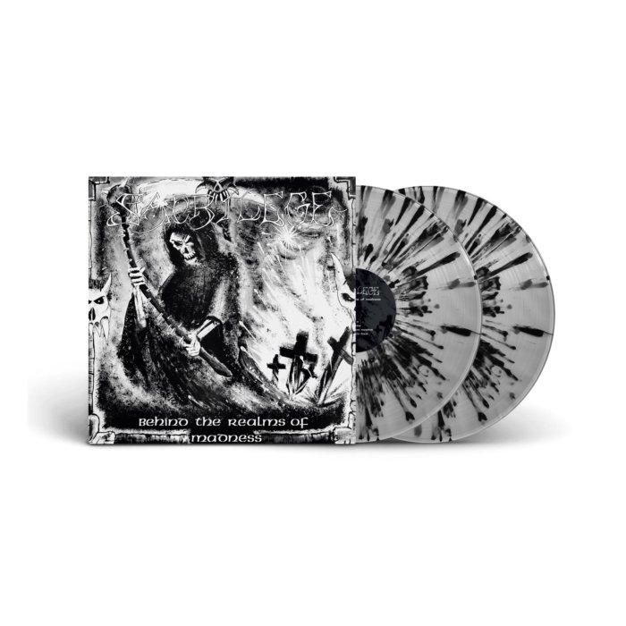 SACRILEGE - BEHIND THE REALMS OF MADNESS (2LP/CLEAR W/ BLACK SPLATTER VINYL)