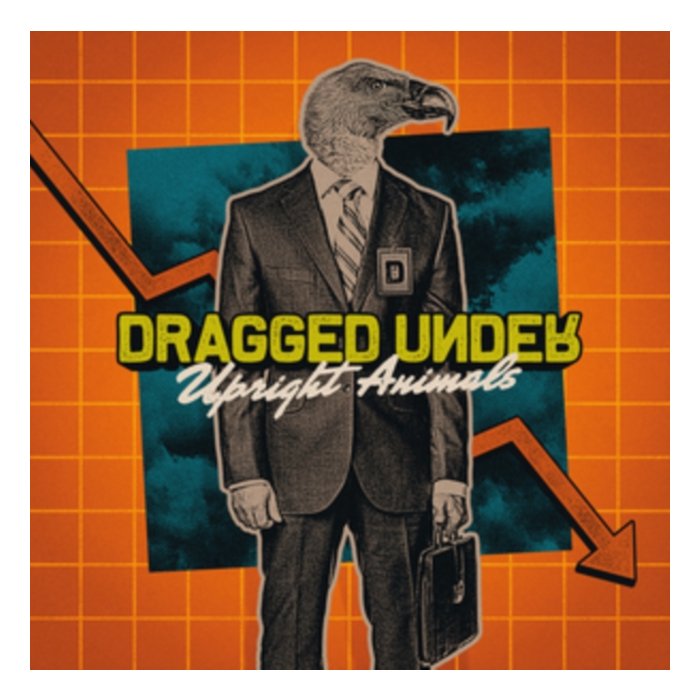 DRAGGED UNDER - UPRIGHT ANIMALS (TRANSPARENT ORANGE VINYL/140G)