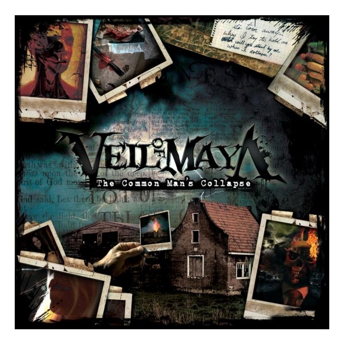 VEIL OF MAYA - COMMON MAN'S COLLAPSE (BLUE & GOLD WITH BLACK & WHITE SPLATTER VINYL)