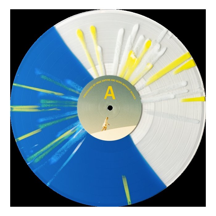 BORN WITHOUT BONES - DANCER (BLUE & CLEAR VINYL W/ WHITE & YELLOW SPLATTER) (I)