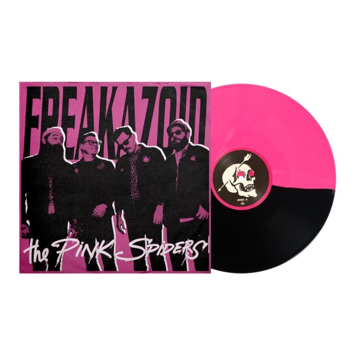 PINK SPIDERS - FREAKAZOID (HALF BLACK/HALF HOT PINK VINYL) (I)