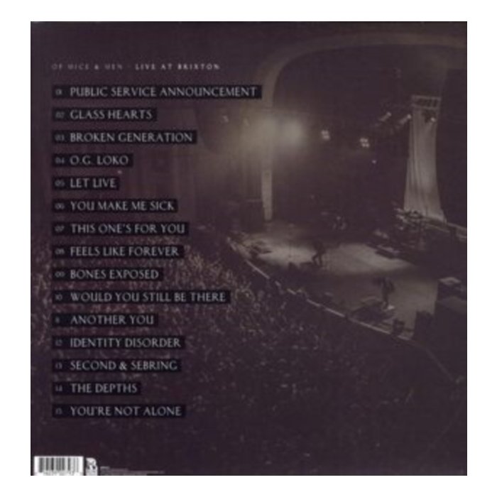 OF MICE & MEN - LIVE AT BRIXTON (LP/DVD)