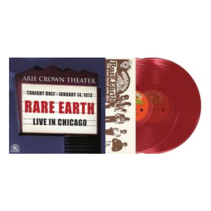 RARE EARTH - LIVE IN CHICAGO (RED TRANSLUCENT VINYL) (I)