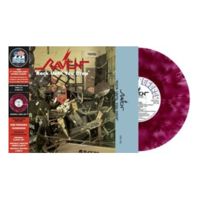 RAVEN - ROCK UNTIL YOU DROP (PURPLE SMOKE VINYL)