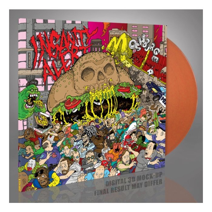 INSANITY ALERT - MOSHBURGER (TRANSPARENT ORANGE VINYL)