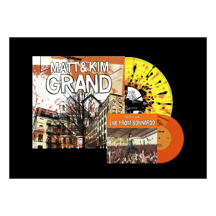 MATT & KIM - GRAND (YELLOW W/ ORANGE & BLACK SPLATTER VINYL/7INCH) (RSD ESSENTIAL)