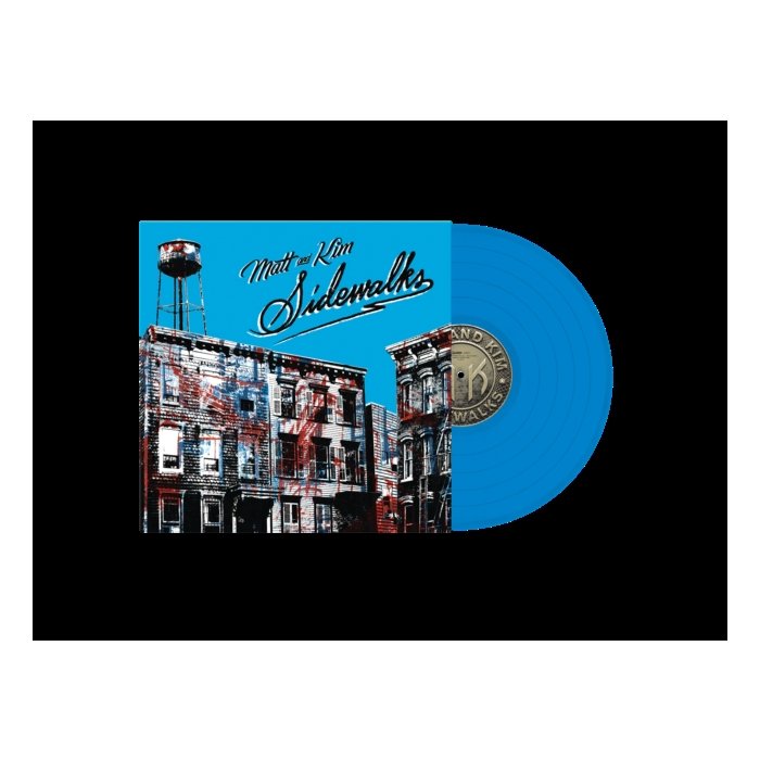 MATT & KIM - SIDEWALKS (BLUE VINYL) (I)