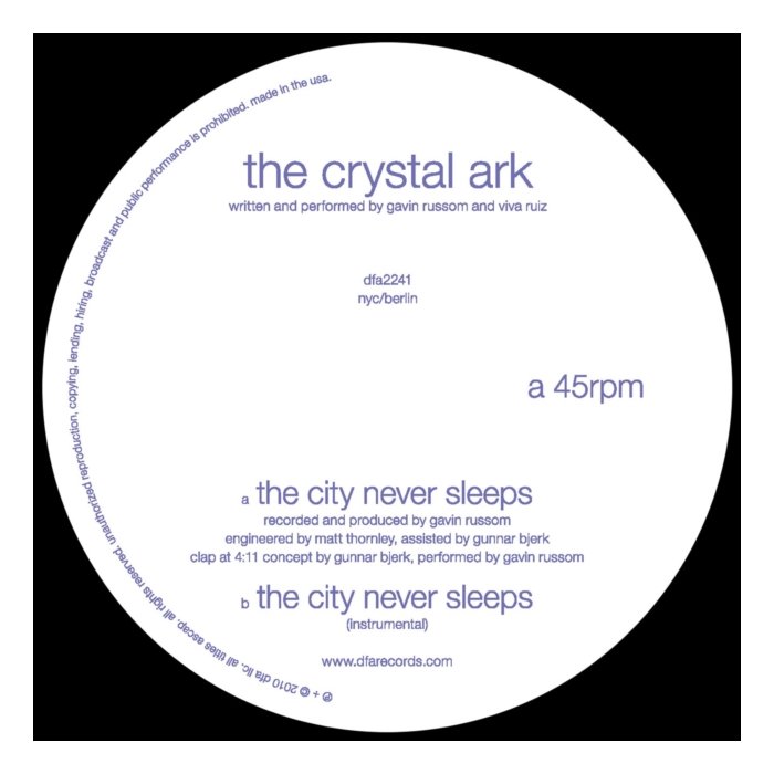 CRYSTAL ARK - CITY NEVER SLEEPS