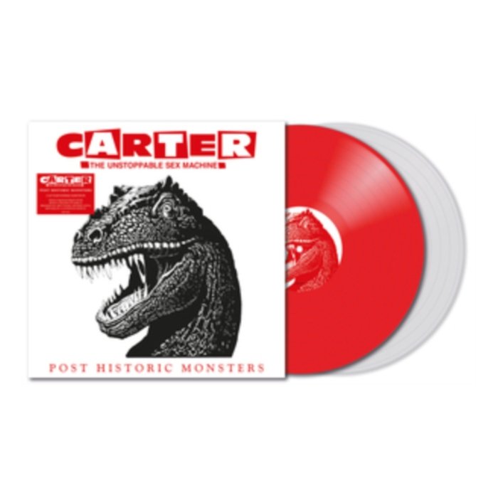 CARTER THE UNSTOPPABLE SEX MACHINE - POST HISTORIC MONSTERS (RED & CLEAR VINYL)