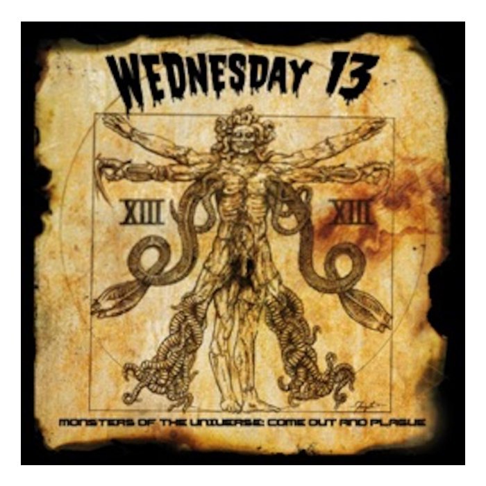 WEDNESDAY 13 - MONSTERS OF THE UNIVERSE: COME OUT & PLAGUE (X) (GOLD VINYL)