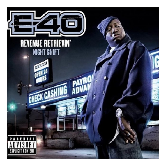 E-40 - REVENUE RETRIEVIN: NIGHT SHIFT (MIDNIGHT BLUE VINYL/2LP)