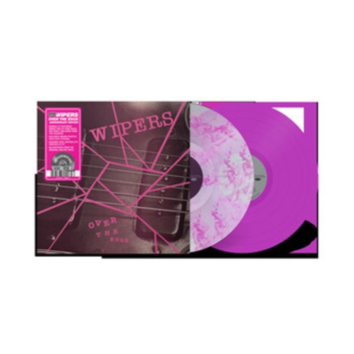 WIPERS - OVER THE EDGE (ANNIVERSARY EDITION/2LP/CLEAR RED W/ MAGENTA HI-MELT & OPAQUE W/ ETCHING VINYL) (RSD)