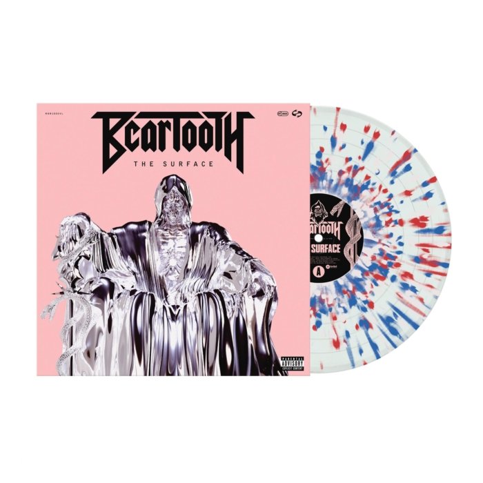 BEARTOOTH - SURFACE (180G/CLEAR VINYL WITH RED/WHITE/BLUE SPLATTER VINYL) (I)