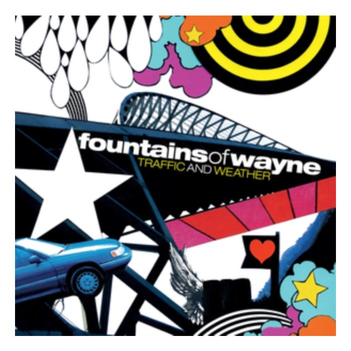 FOUNTAINS OF WAYNE - TRAFFIC & WEATHER (GOLD WITH BLACK SWIRL VINYL) (RSD)