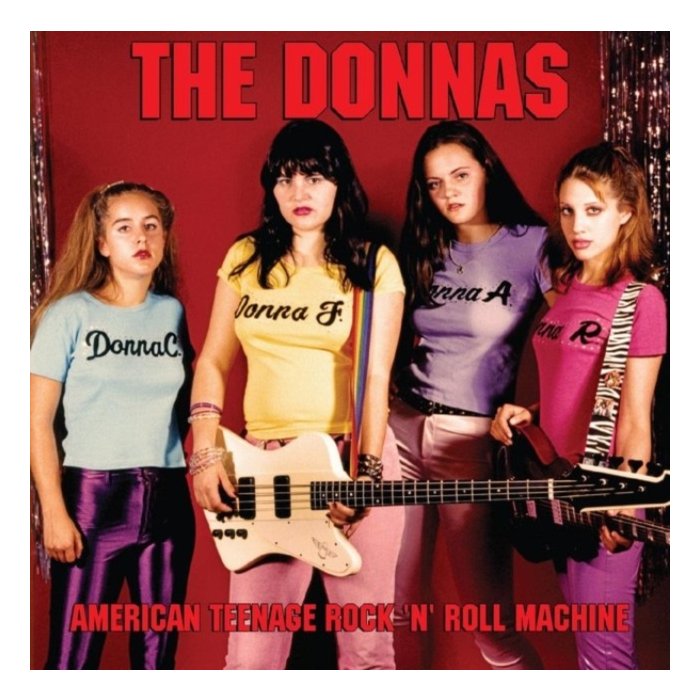 DONNAS - AMERICAN TEENAGE ROCK 'N' ROLL MACHINE (FIRE ORANGE WITH BLACK SWIRL VINYL)