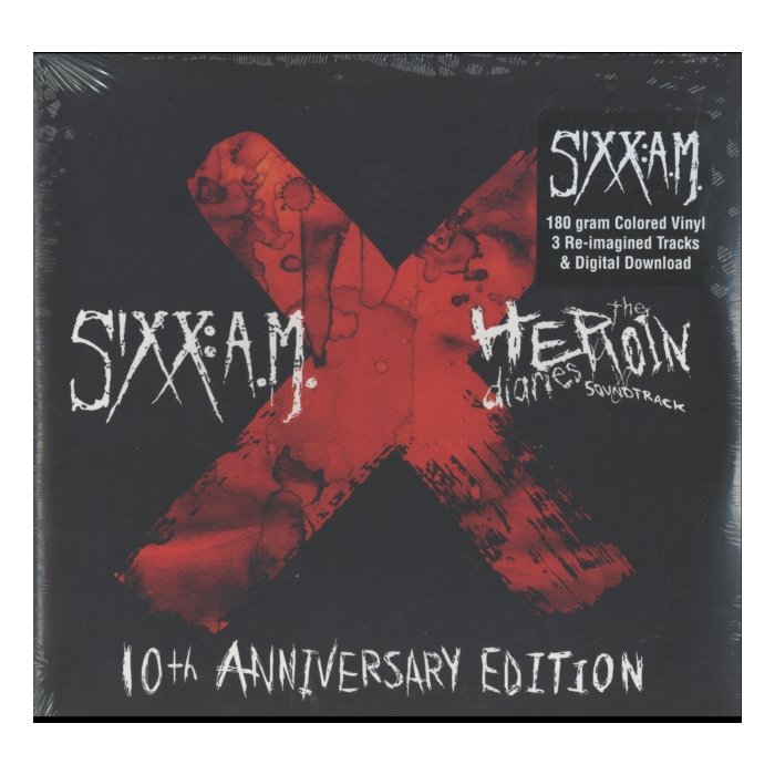 SIXX:A.M. - HEROIN DIARIES SOUNDTRACK: 10TH ANNIVERSARY EDITION (COLORED VINYL/GATEFOLD)