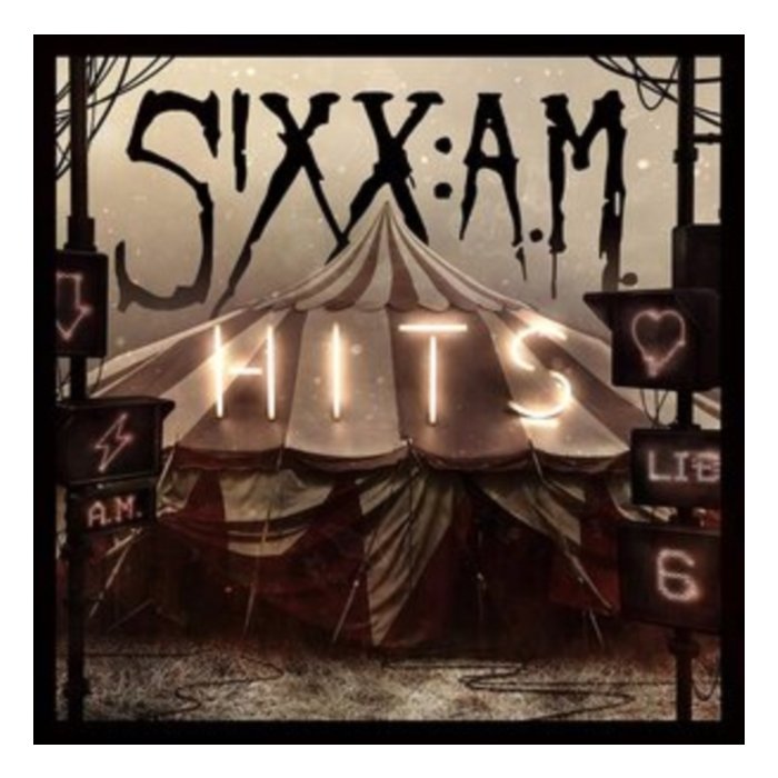 SIXX:A.M. - HITS (TRANSLUCENT RED WITH BLACK SMOKE VINYL)