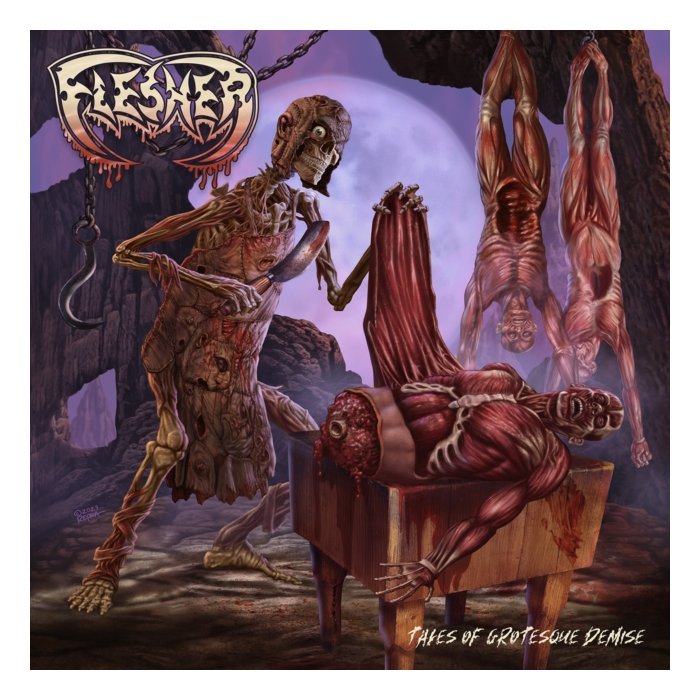 FLESHER - TALES OF GROSTEQUE DEMISE (RED VINYL)