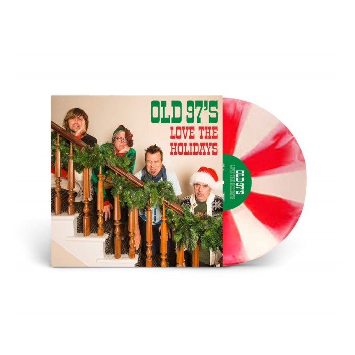 OLD 97'S - LOVE THE HOLIDAYS (RED & WHITE SWIRL)