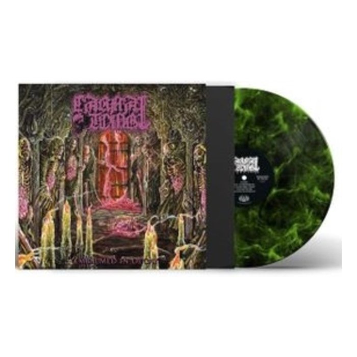 CARNAL TOMB - EMBALMED IN DECAY (LIME/BLACK MARBLED VINYL)