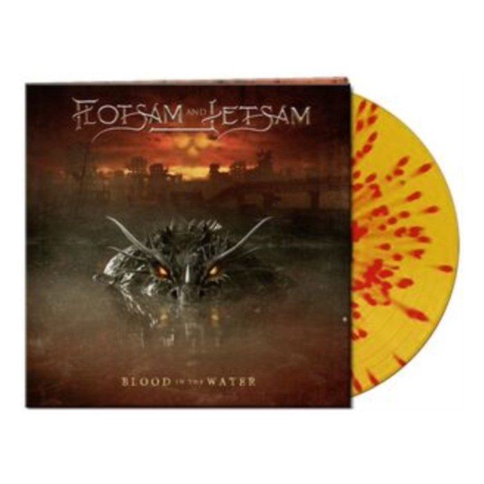 FLOTSAM & JETSAM - BLOOD IN THE WATER (CLEAR YELLOW/RED SPLATTER VINYL)